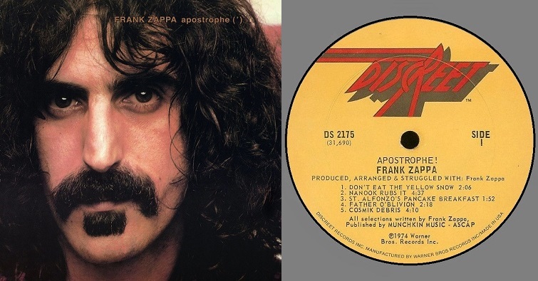 Frank Zappa “Cosmik Debris”